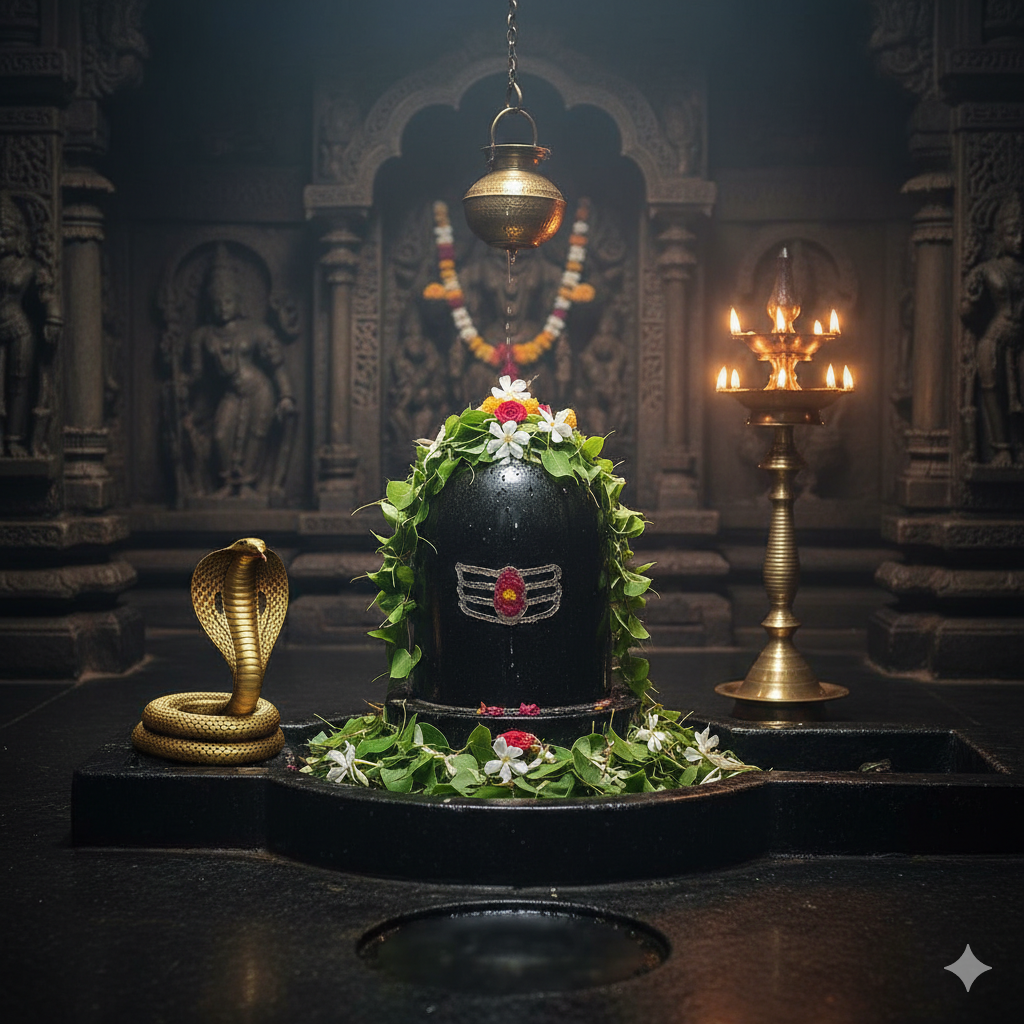 నెల్లూరు ఆలయంలో అద్భుతం: శివలింగం వద్ద నాగు దర్శనం.. భక్తులు పులకింత